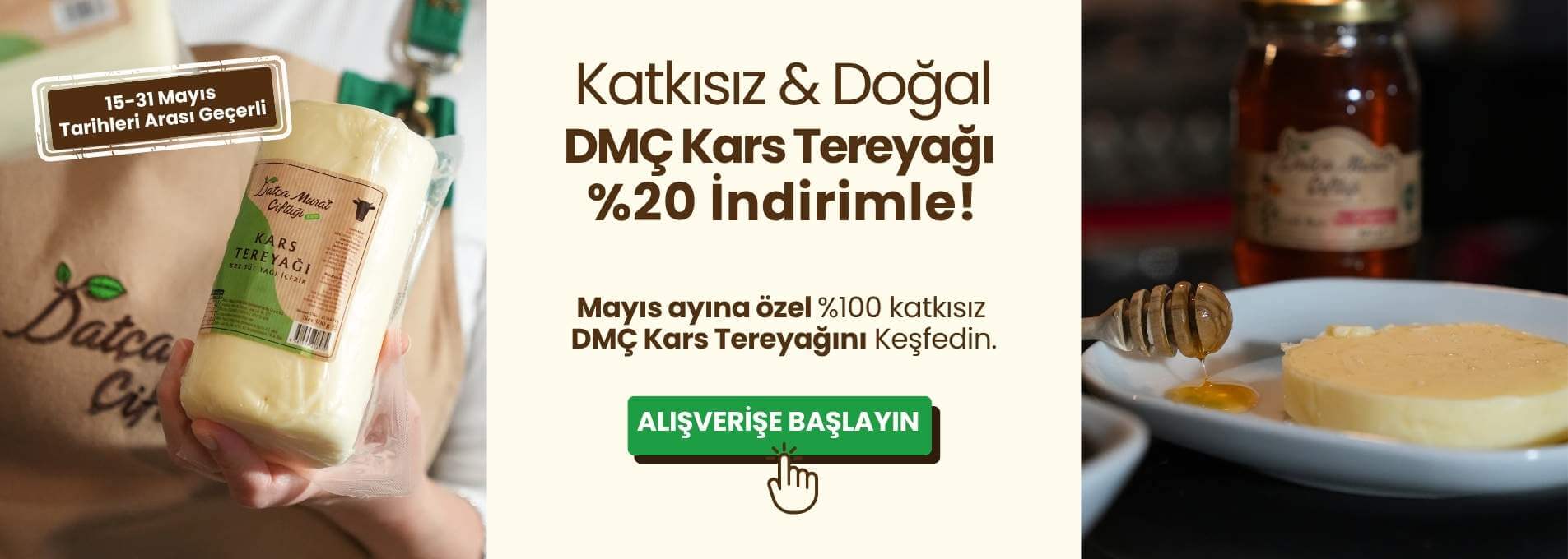 Kars Tereyağ %20 İndirim