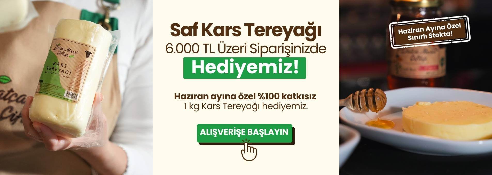 Kars tereyağ Hediyemiz