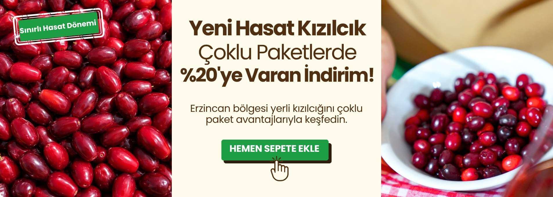 Kızılcık İndirimi