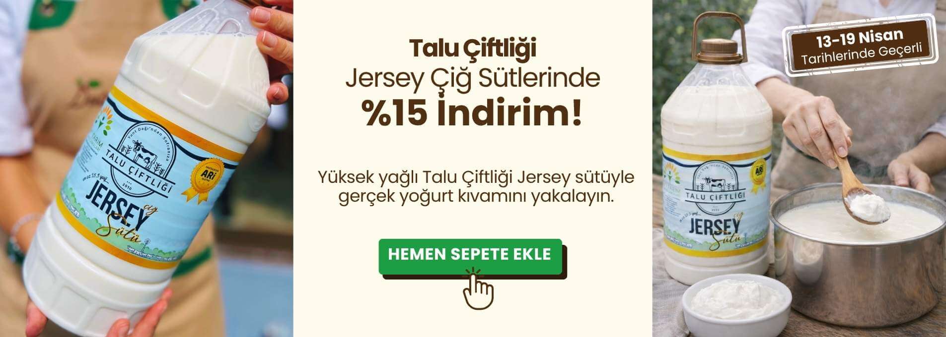 Talu çiğ sütte indirim