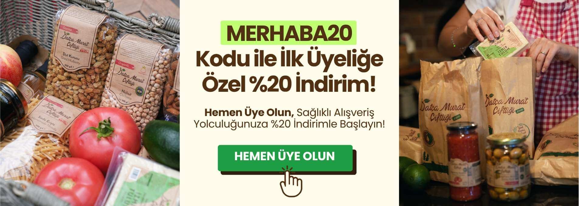 Yeni Üyelerimize % 20 İndirim