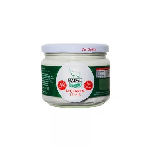 %100 Keçi Krem Peyniri 300 gr - Madalı