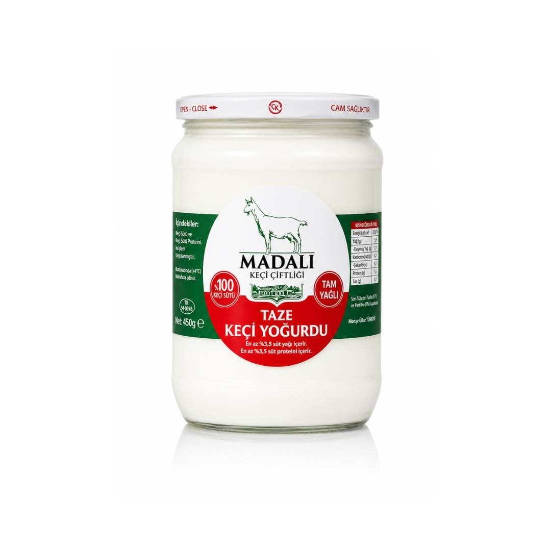 %100 Keçi Taze Yoğurdu 700 gr - Madalı