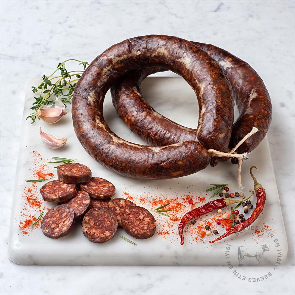 Acılı Fermente Dana Sucuk 400 gr - Etin En İyisi