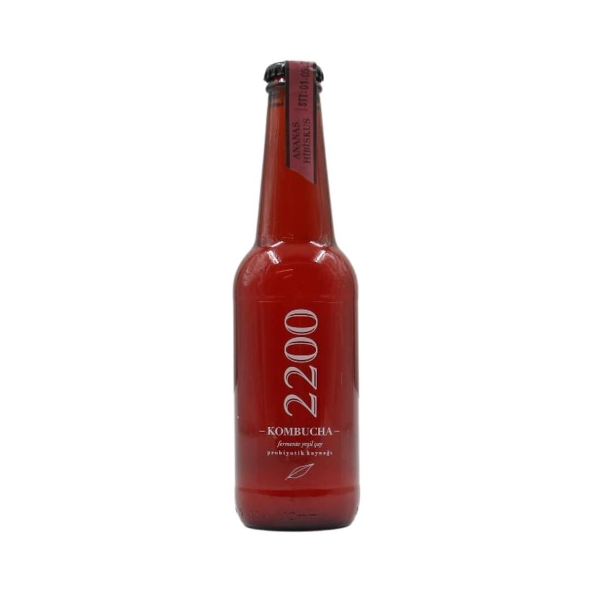 Ananas Hibisküs 330 ml - Kombucha 2200