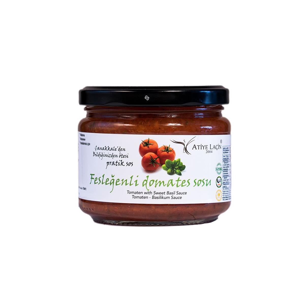 Atiye Laçin - Fesleğenli Domates Sosu 300 gr