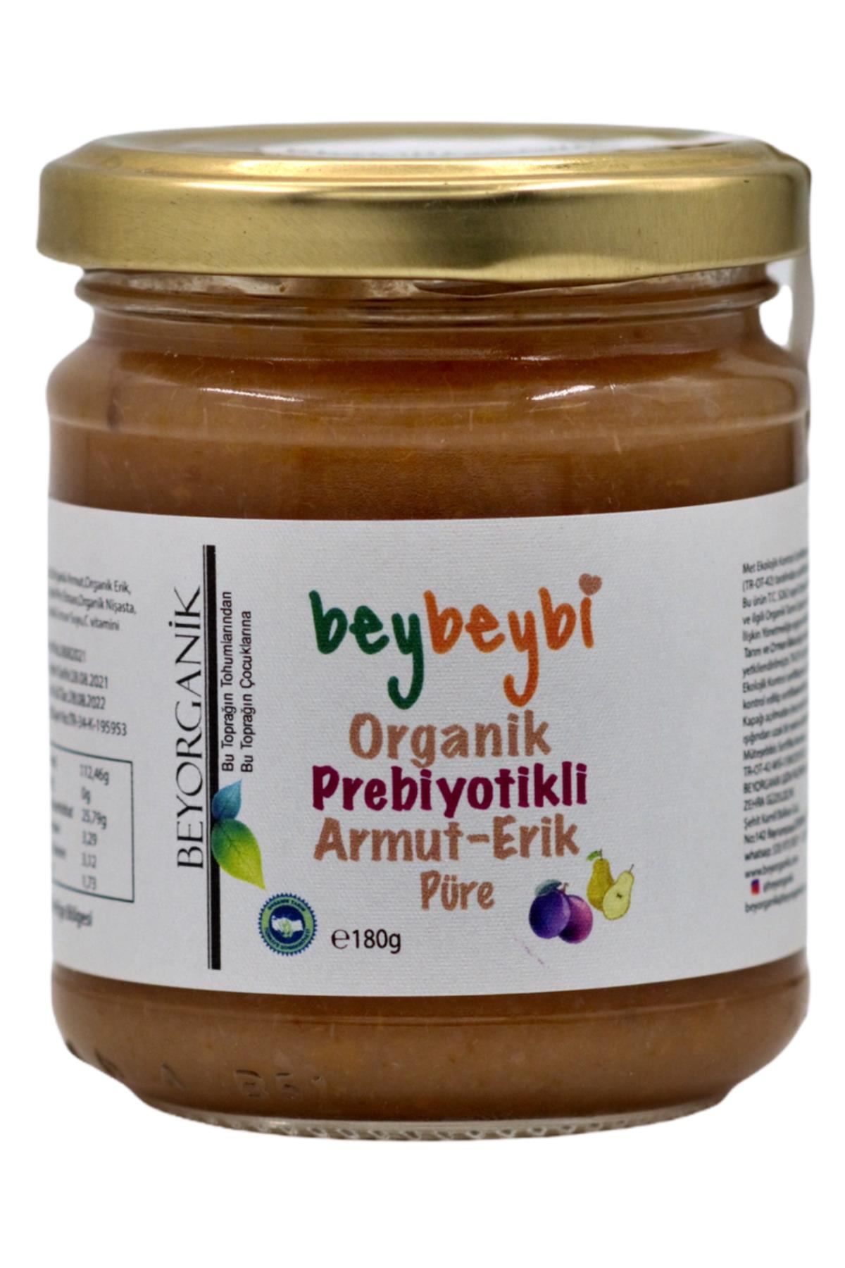 Beyorganik Organik Armut & Erik Püresi 180 Gr