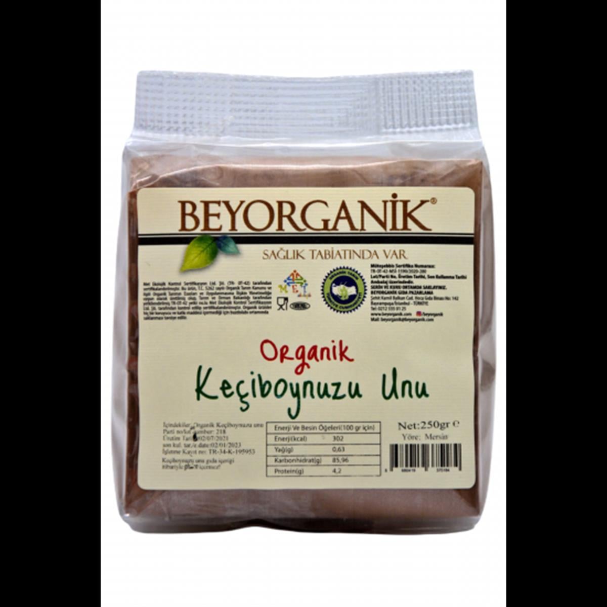 Beyorganik Organik Keçiboynuzu Unu 250 Gr