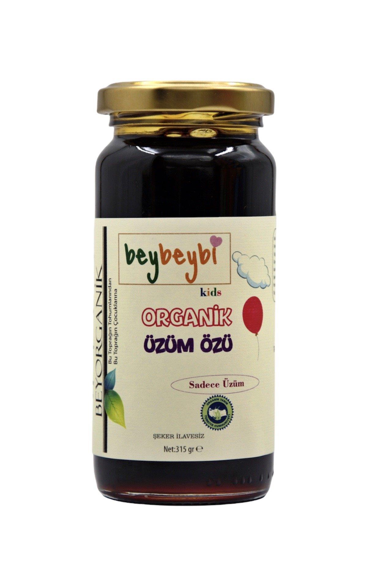 Beyorganik Organik Üzüm Pekmezi Özü + 8 Ay 315 Gr
