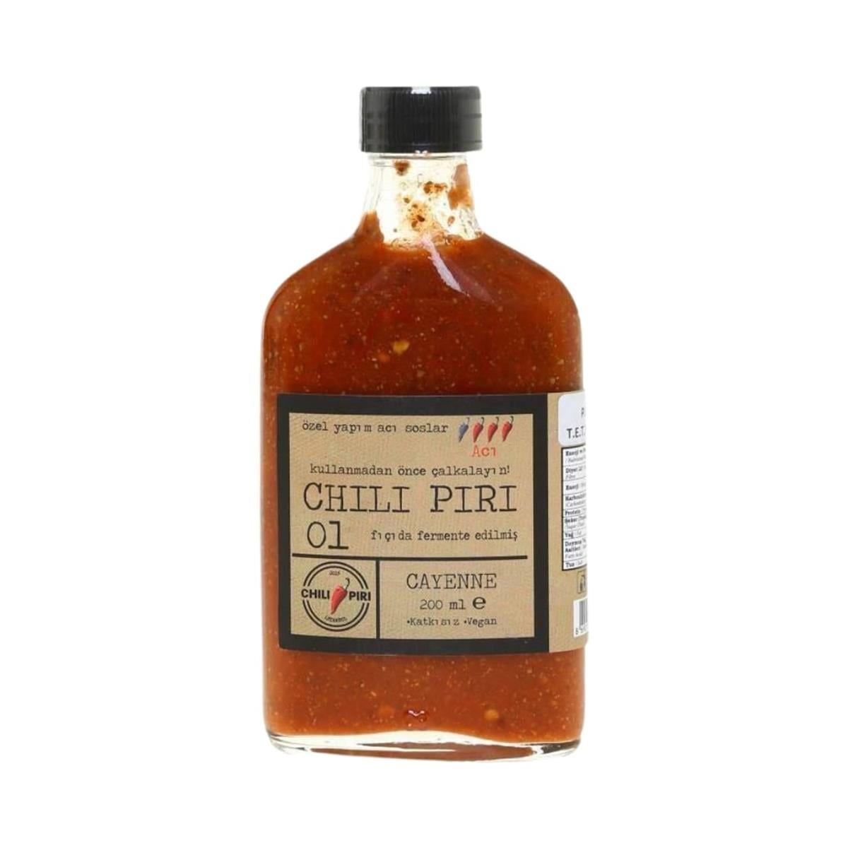 Chili Piri Fermente Acı Sos 200 ml-Hayfene