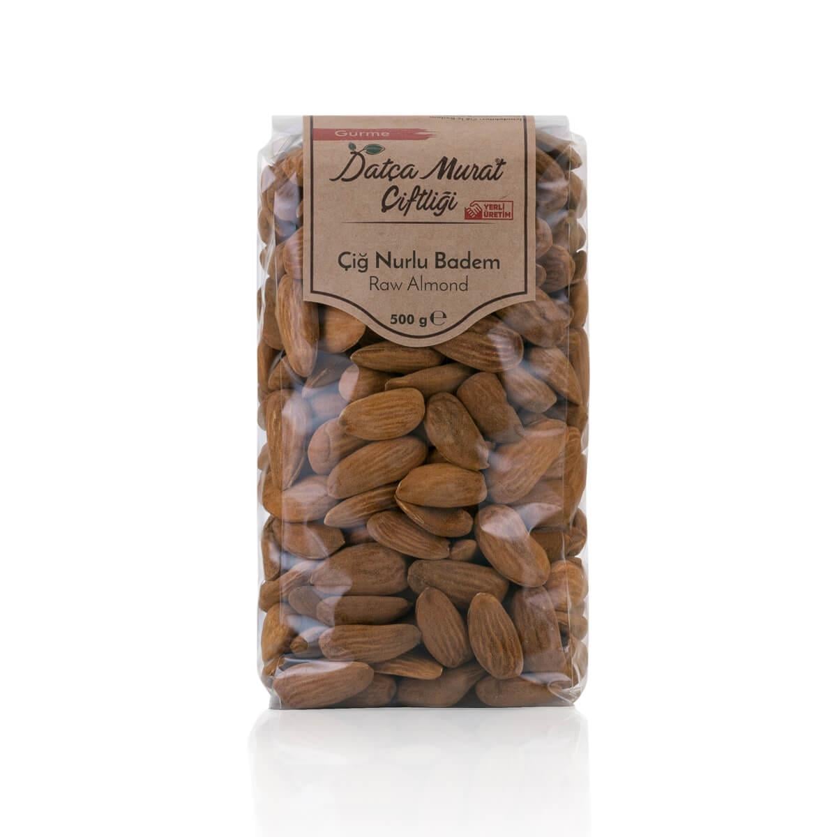 Çiğ Nurlu Badem 500 gr