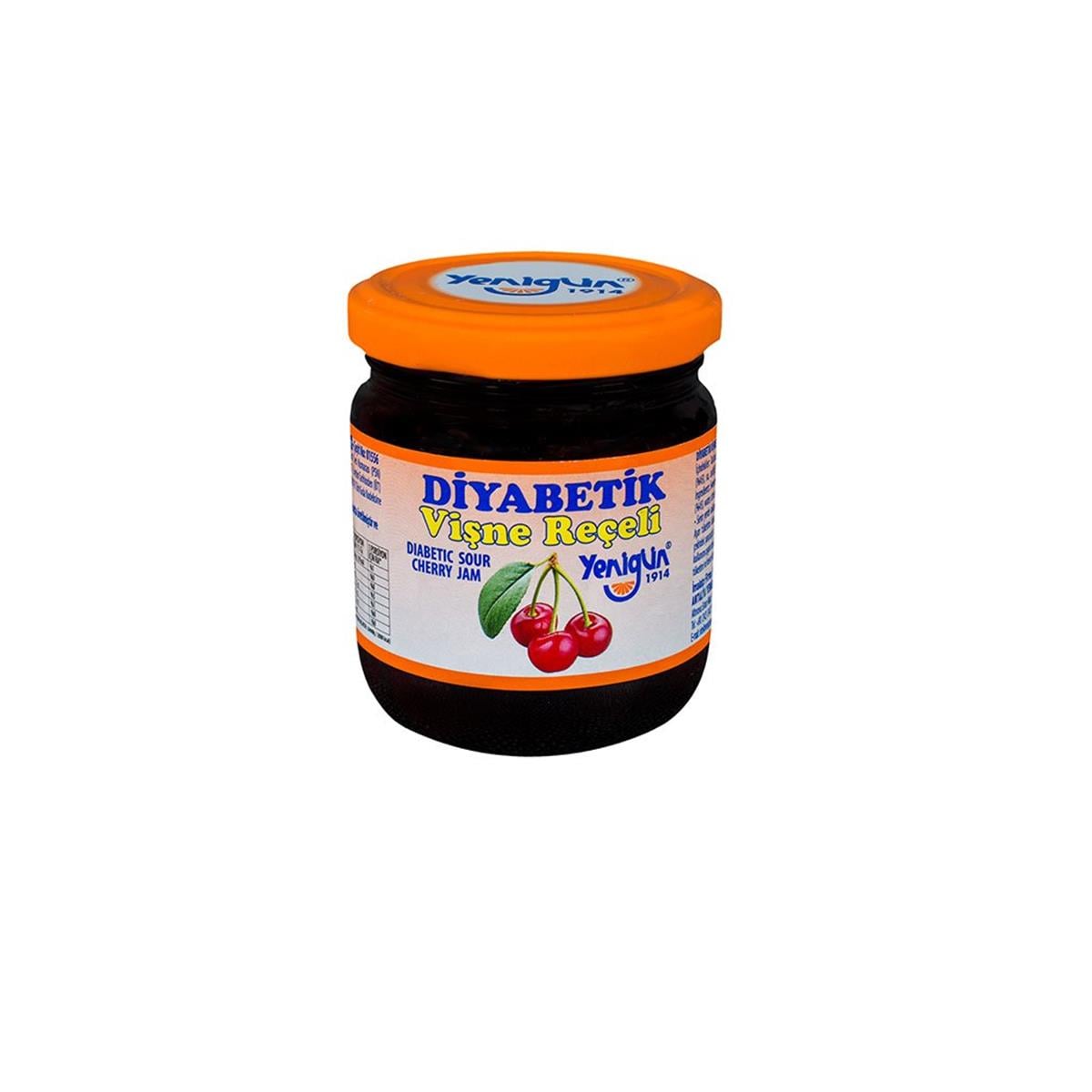 Diyabetik Vişne Reçeli 230 gr - Yenigün