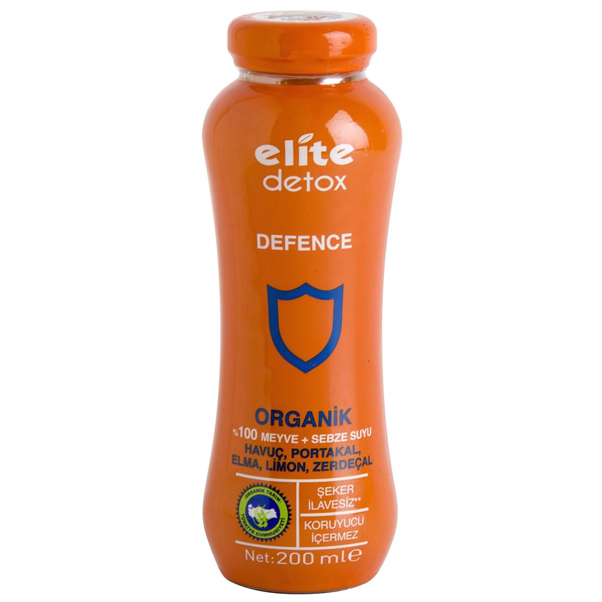 Elite Detox Organik Defence Detox İçeceği  (200 ml)