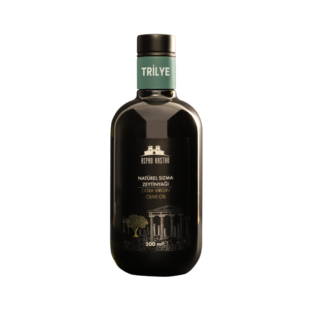 Erken Hasat Trilye Natürel Sızma Zeytinyağı 500 Ml - Aspro Kastro