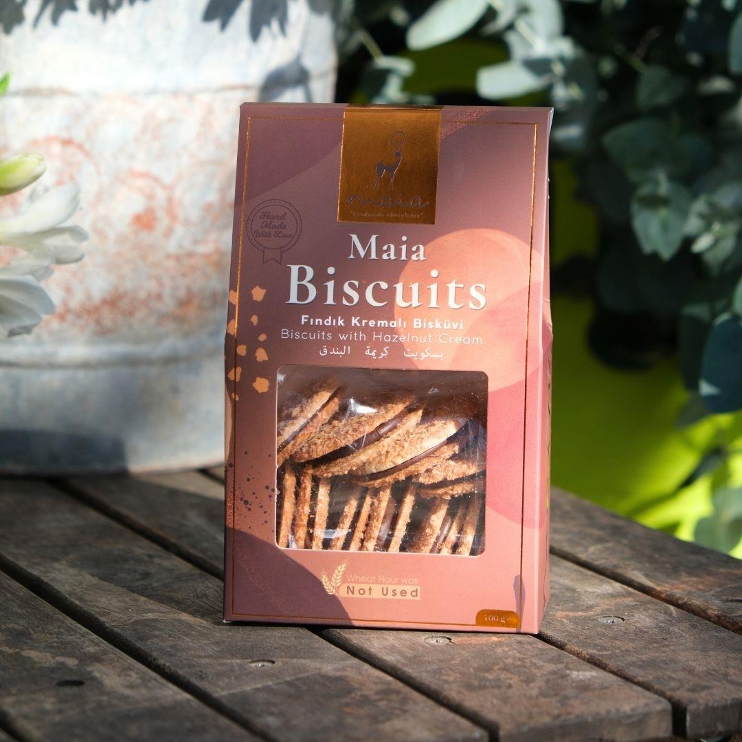 Fındık Kremalı Bisküvi 100 gr - Maia