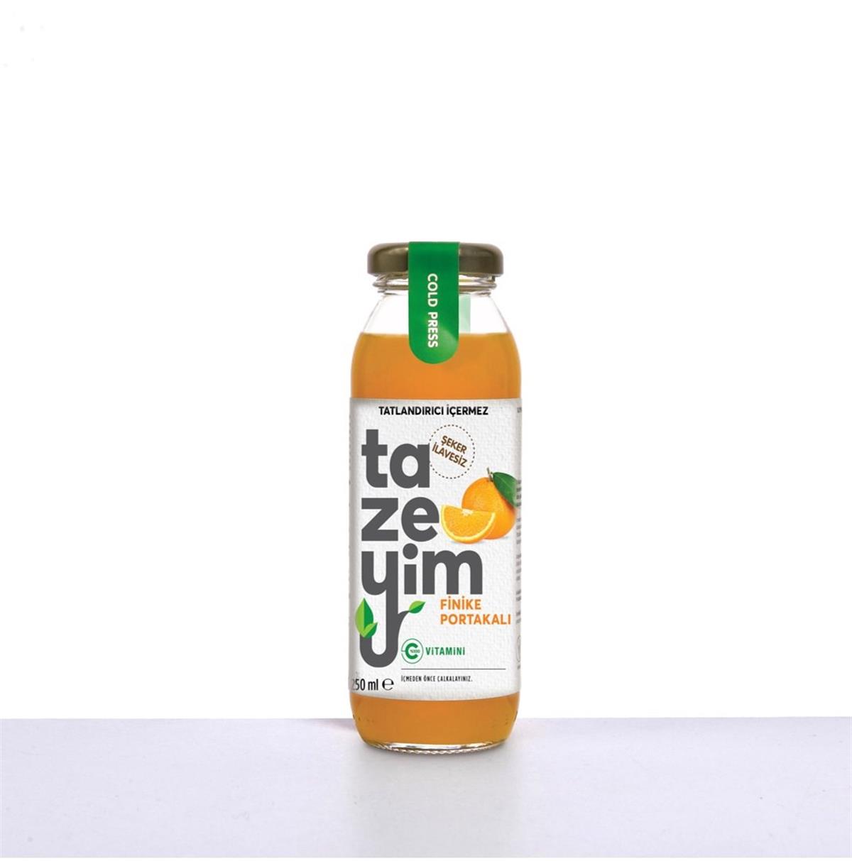 Finike Portakalı Portakal Suyu 250 ml - Tazeyim