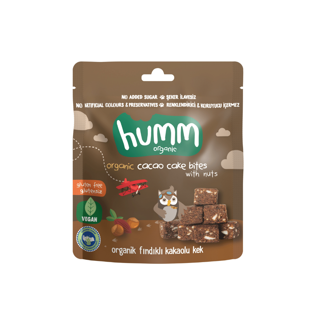 Humm Organik Fındıklı Kakaolu Kek 30 gr