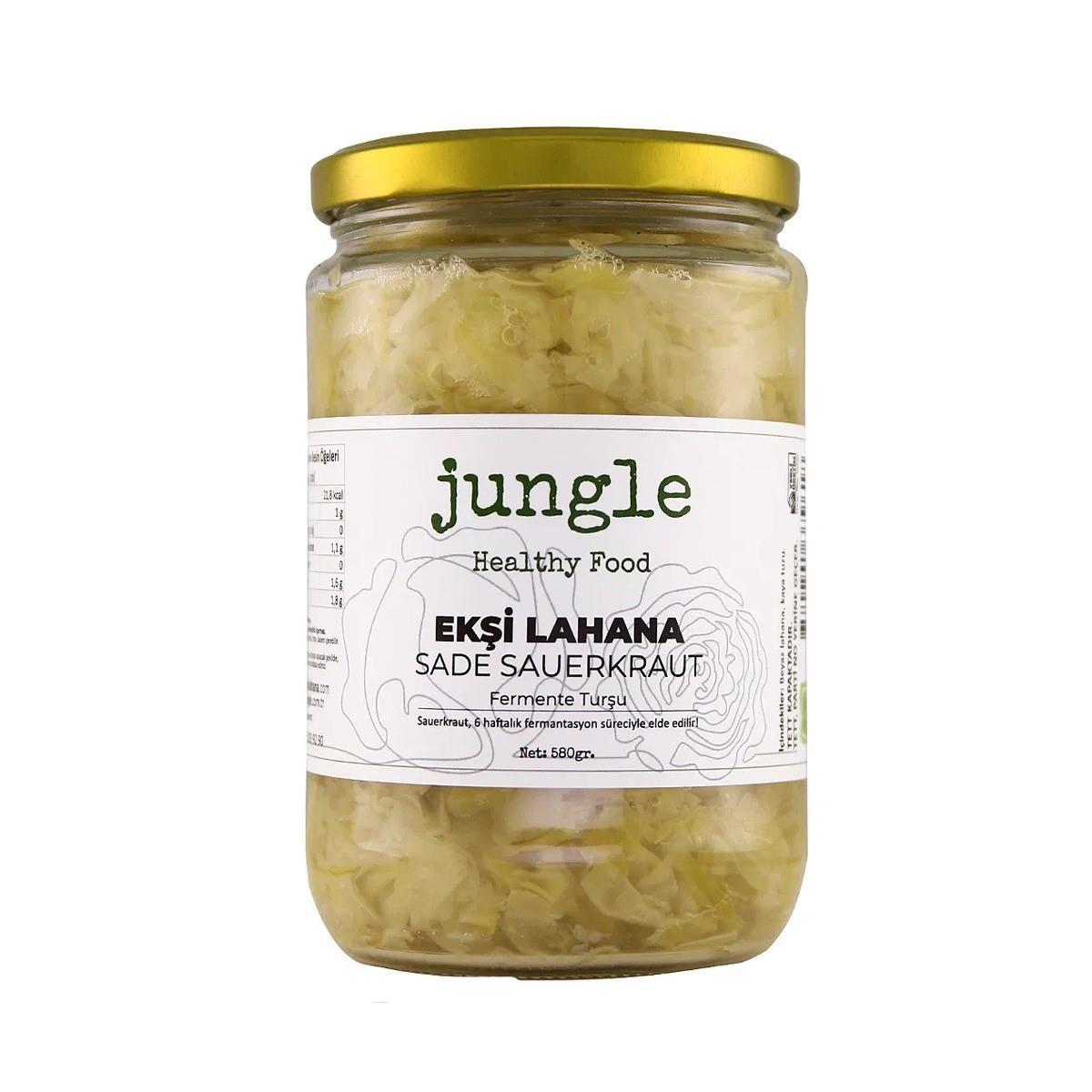 Jungle - Ekşi Lahana Sauerkraut - Sade - 580 gr