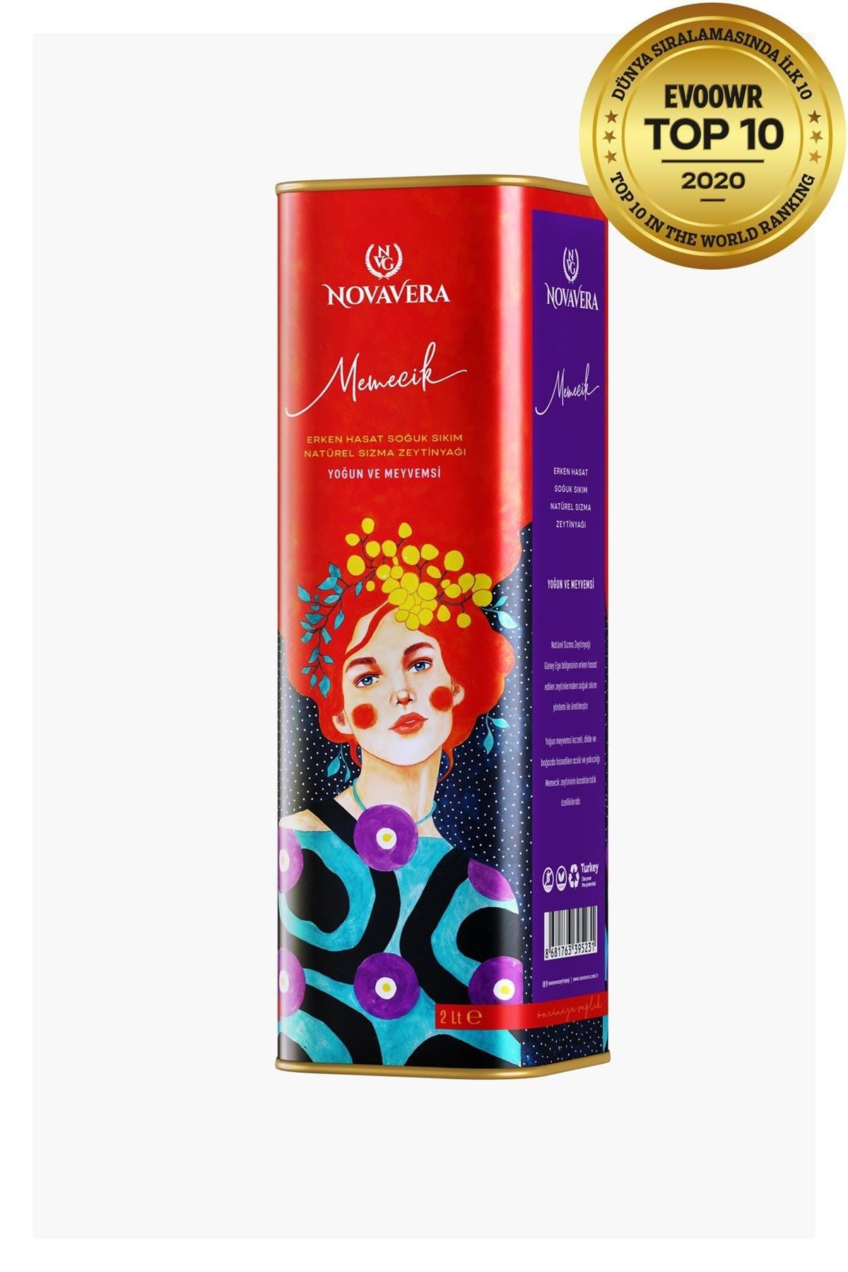 Memecik Erken Hasat Naturel Sızma Zeytinyağı  2 LT - Novavera