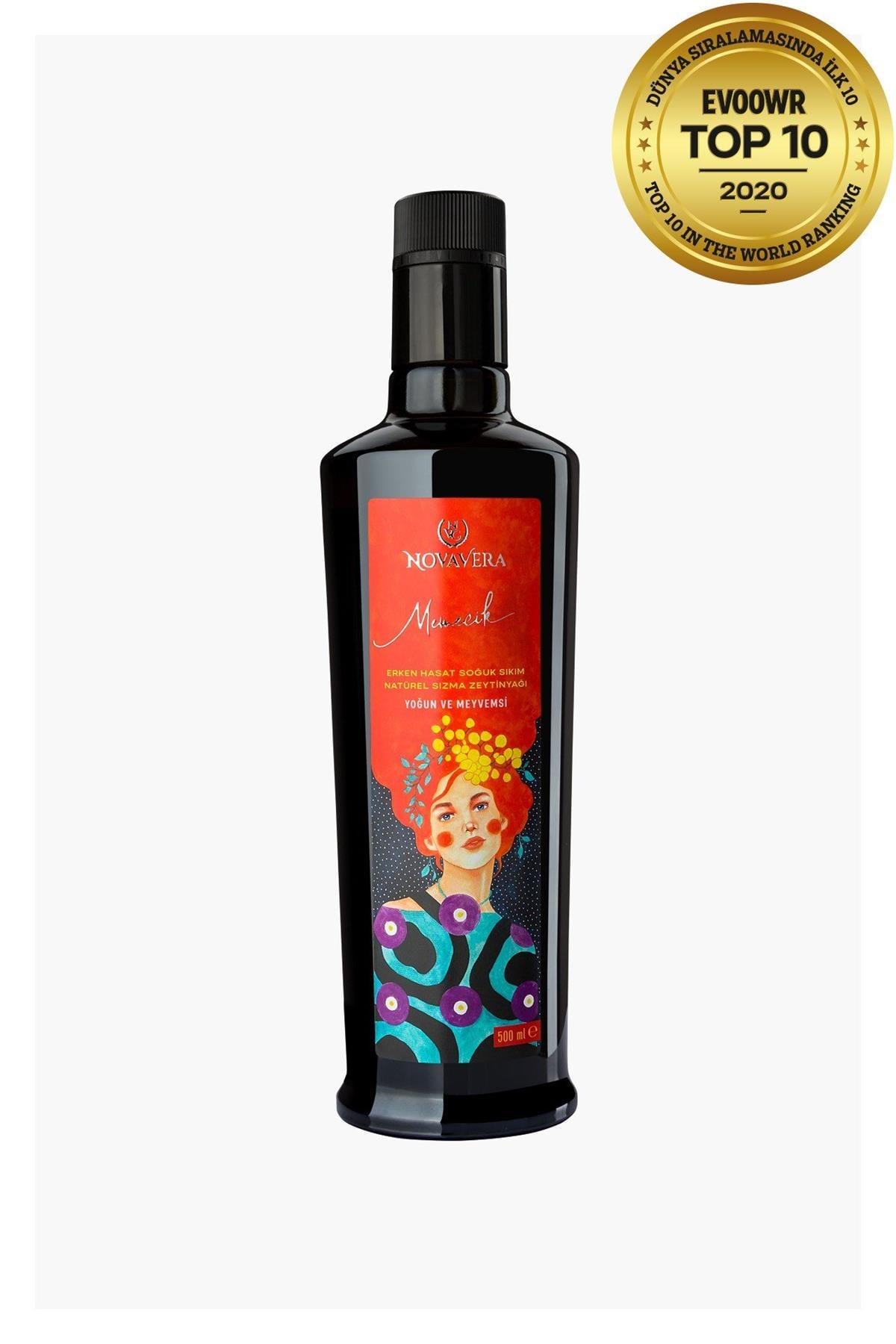 Memecik Erken Hasat Naturel Sızma Zeytinyağı 500ml - Novavera