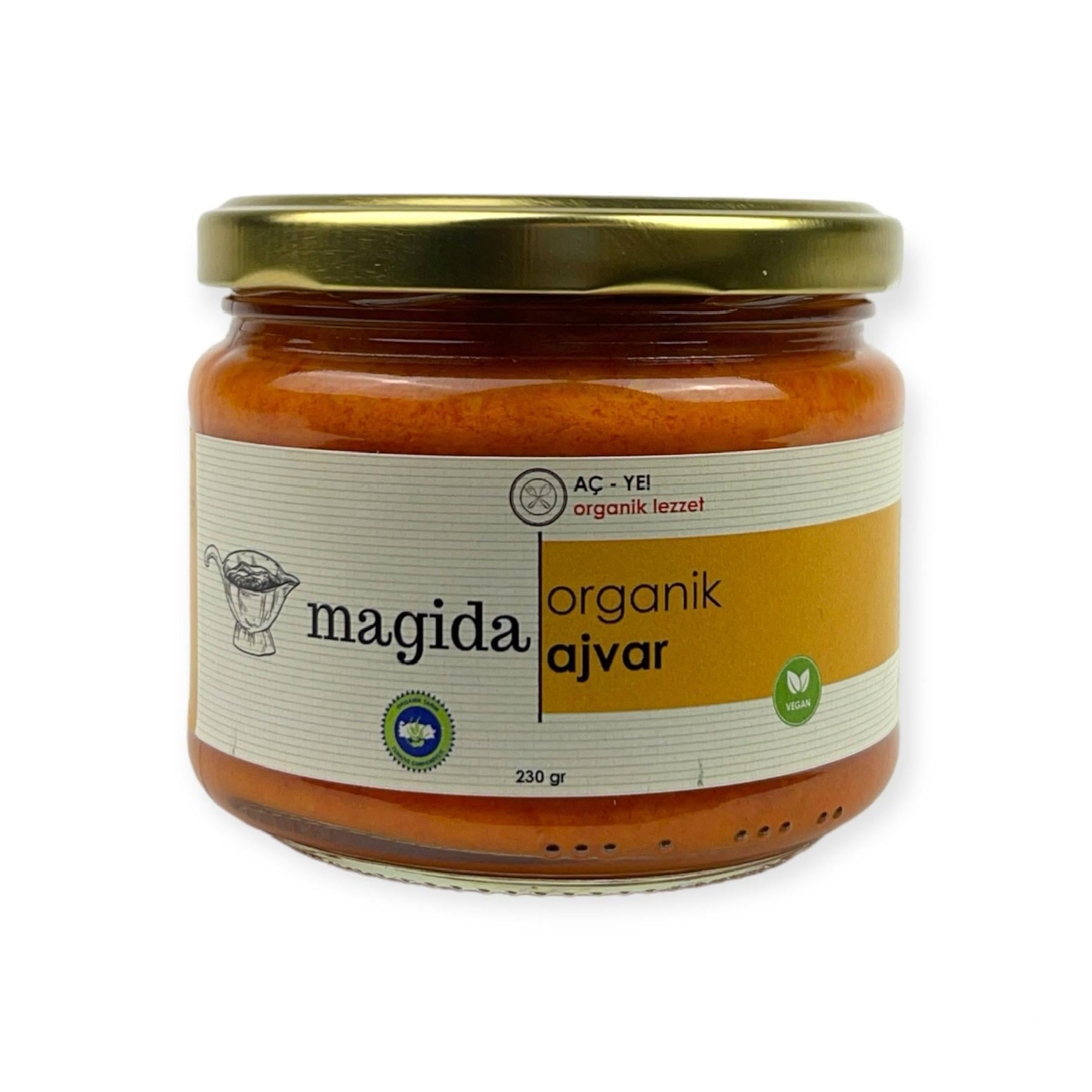Organik Balkan Sosu Avjar 230 gr - Magida
