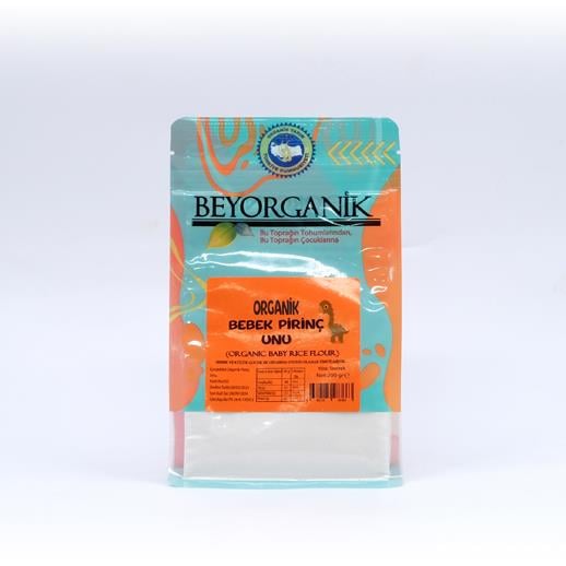 Organik Bebek Pirinç Unu 200 gr - Beyorganik