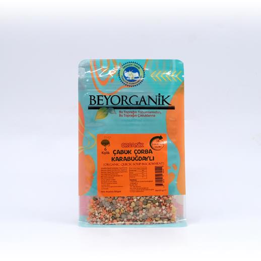 Organik Çabuk Çorba Karabuğdaylı (14 dk'da hazır) 93 gr - Beyorganik