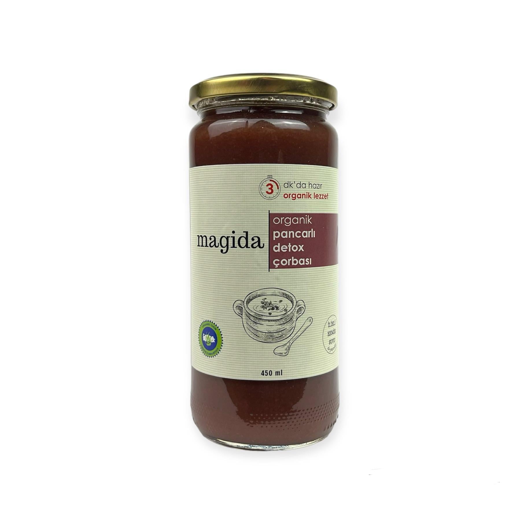 Organik Pancarlı Detox Çorbası 470 ml - Magida