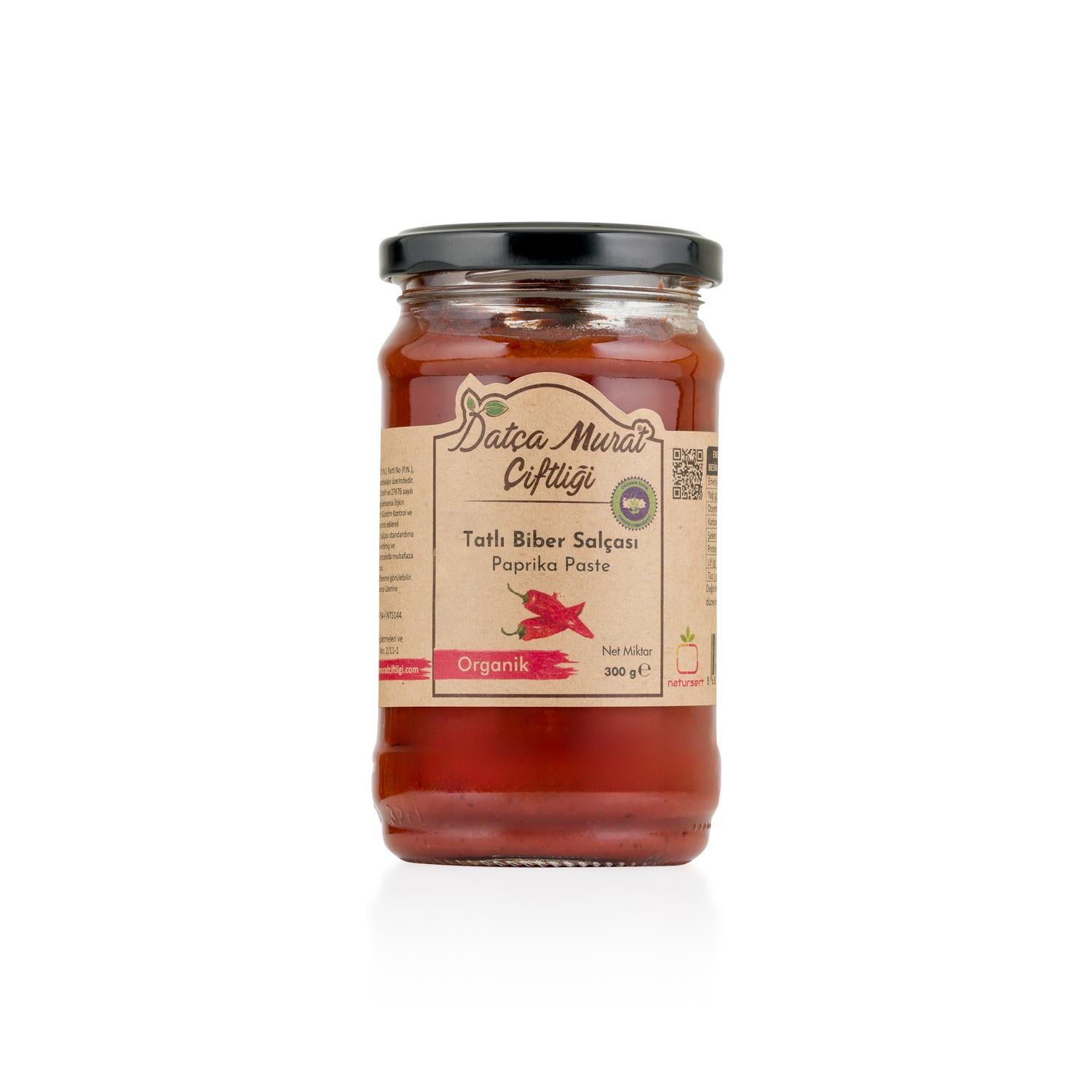 Organik Tatlı Biber Salçası 300 gr