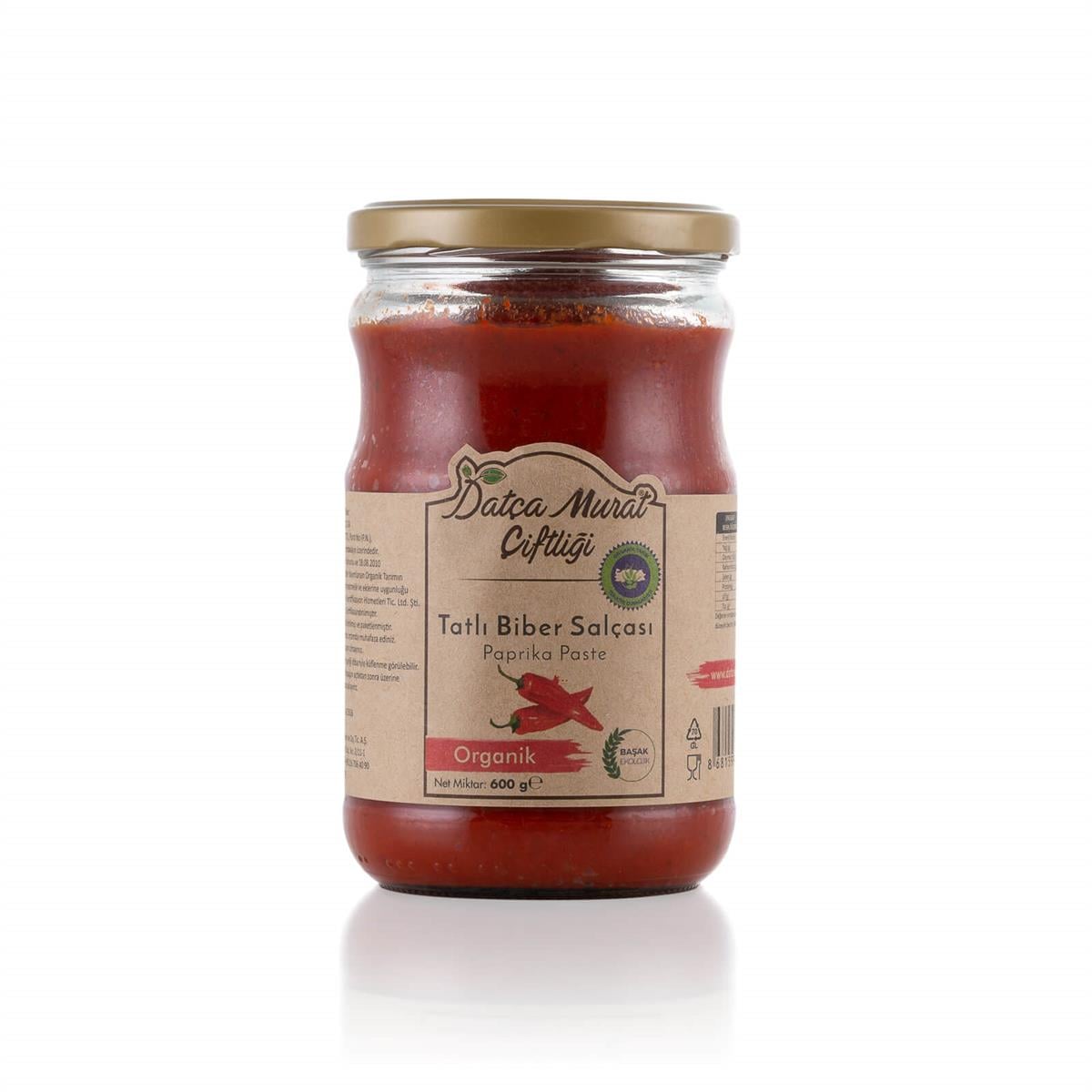 Organik Tatlı Biber Salçası 650 gr