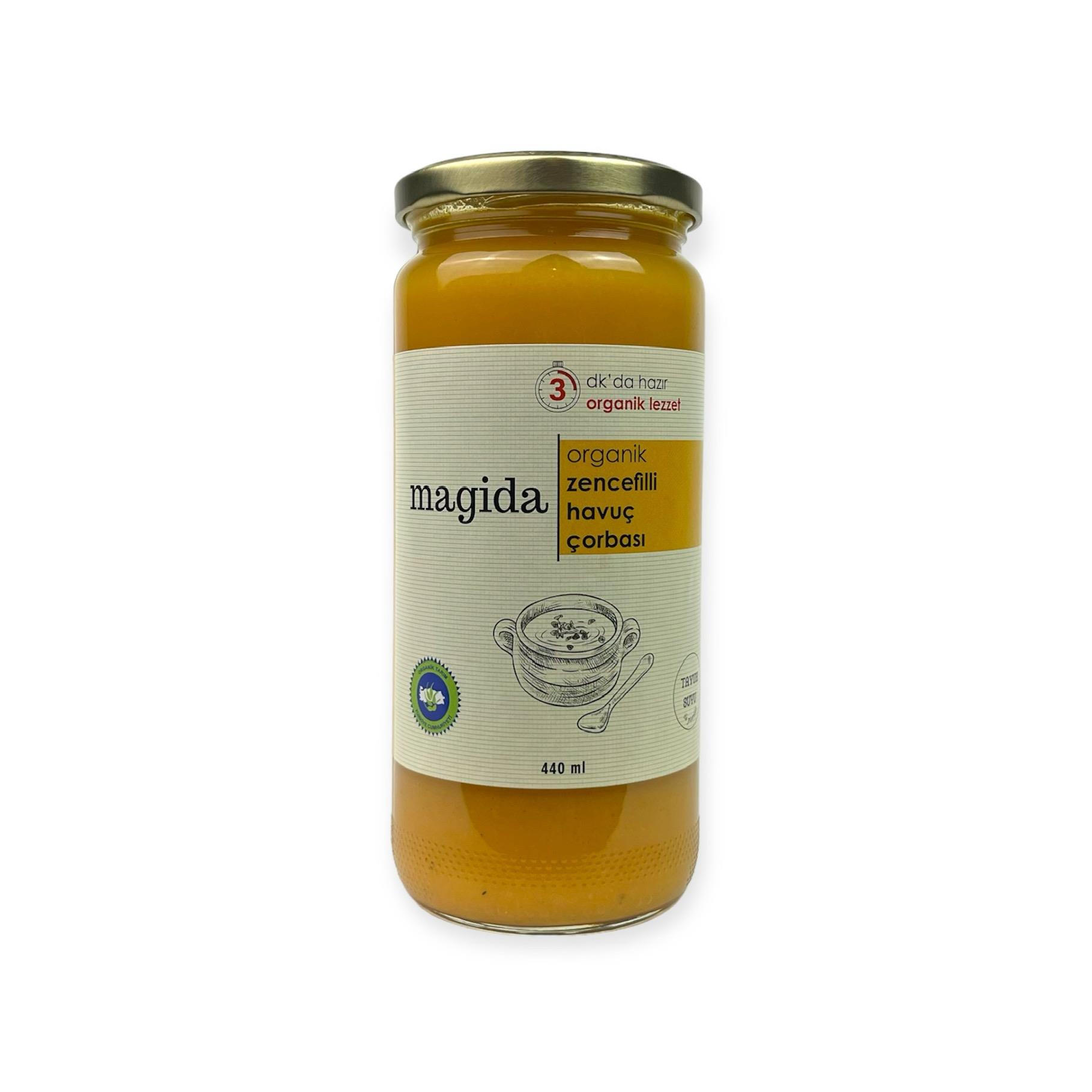 Organik Zencefilli Havuç Çorbası 430 ml - Magida
