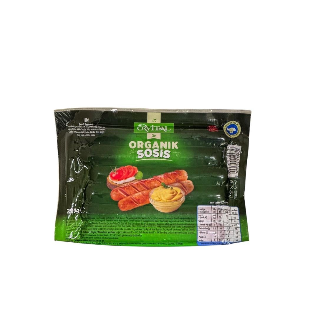 Orvital Organik Sosis 250 gr - Orvital