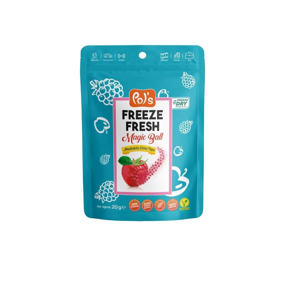 Pol's-Freeze Fresh Ahududulu Elma Topu 16 gr