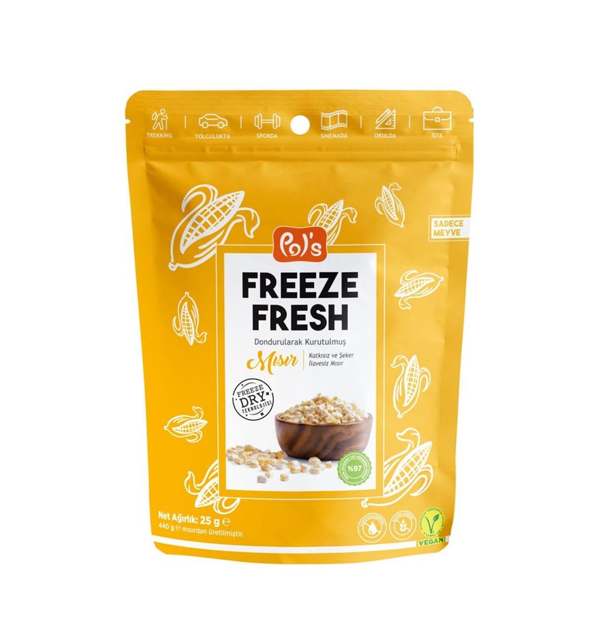 Pol's-Freeze Fresh Mısır 25 gr.