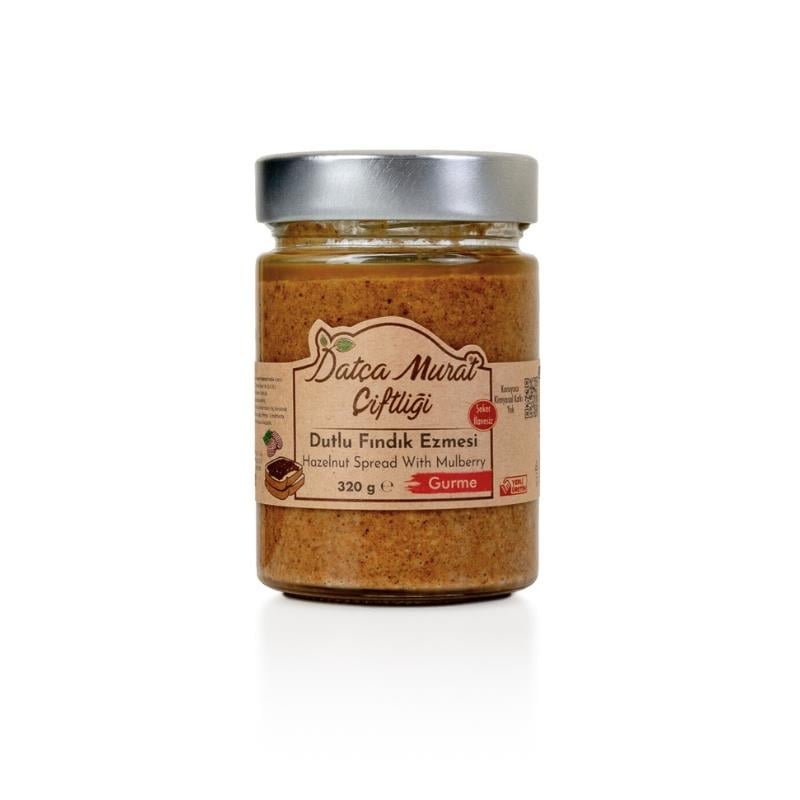 Şeker İlavesiz Dutlu Fındık ezmesi  320 gr