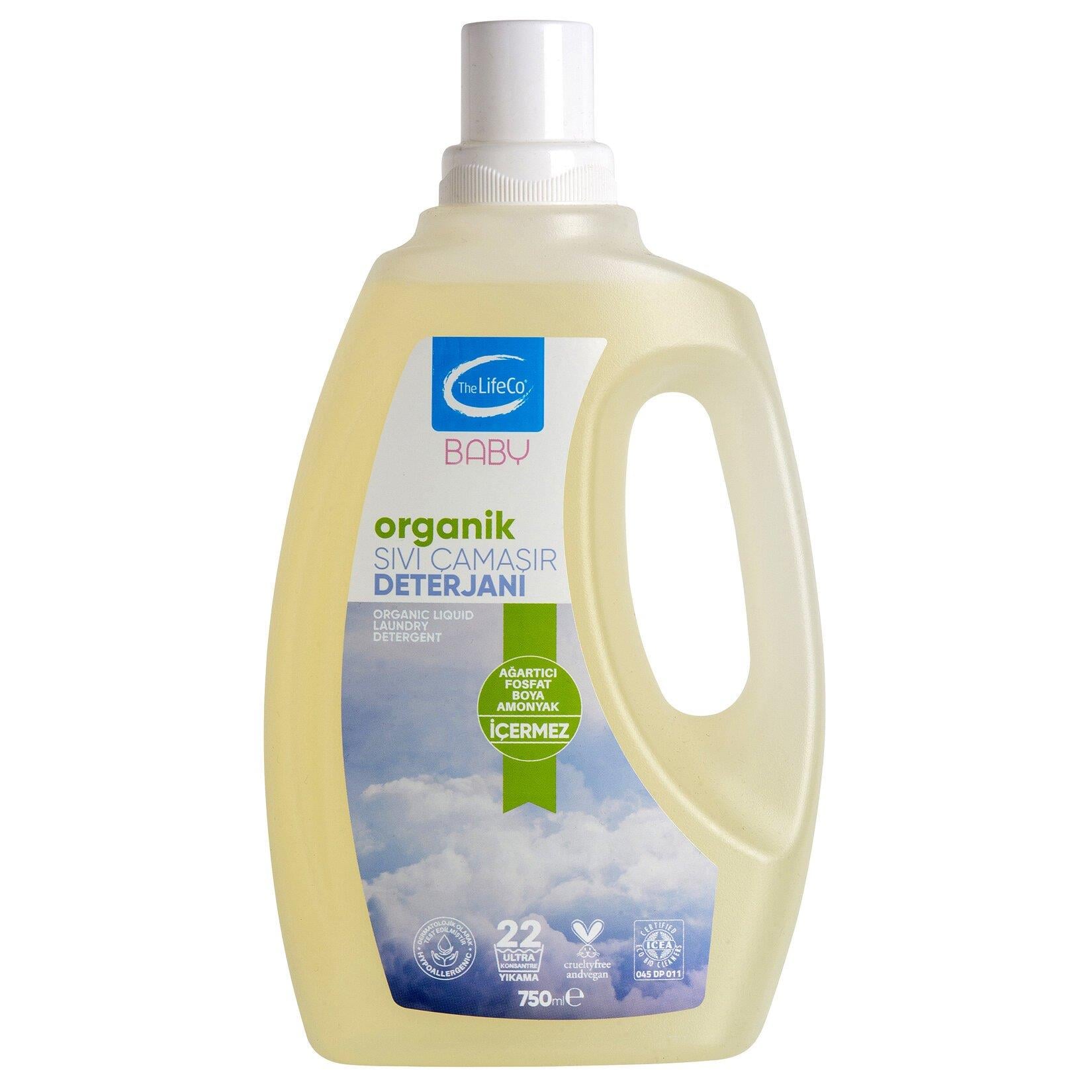 TheLifaCo Bebek Organik Sıvı Çamaşır Deterjanı 750 ml