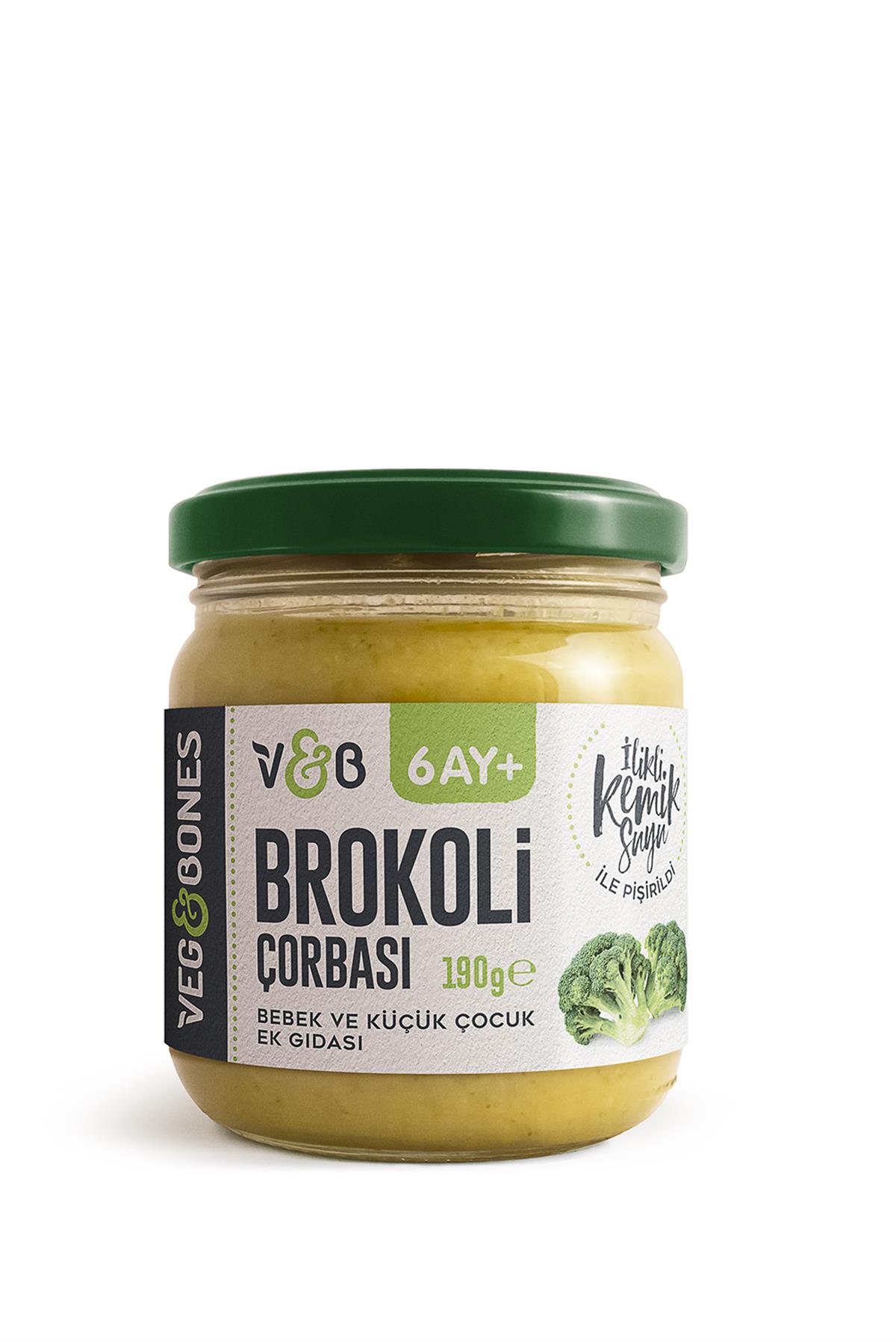 Veg&Bones Kemiksulu Brokoli Çorbası 190 gr