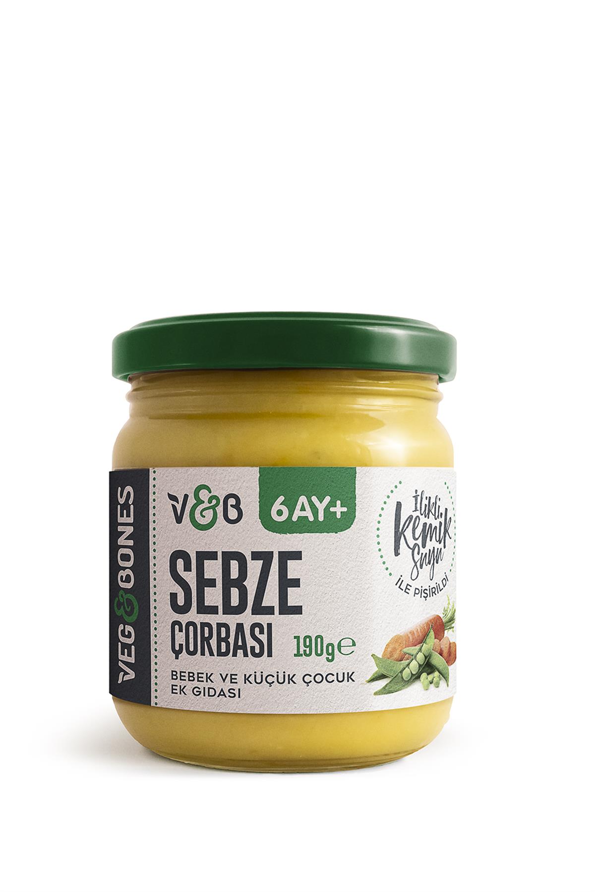 Veg&Bones Kemiksulu Sebze Çorbası 190 gr