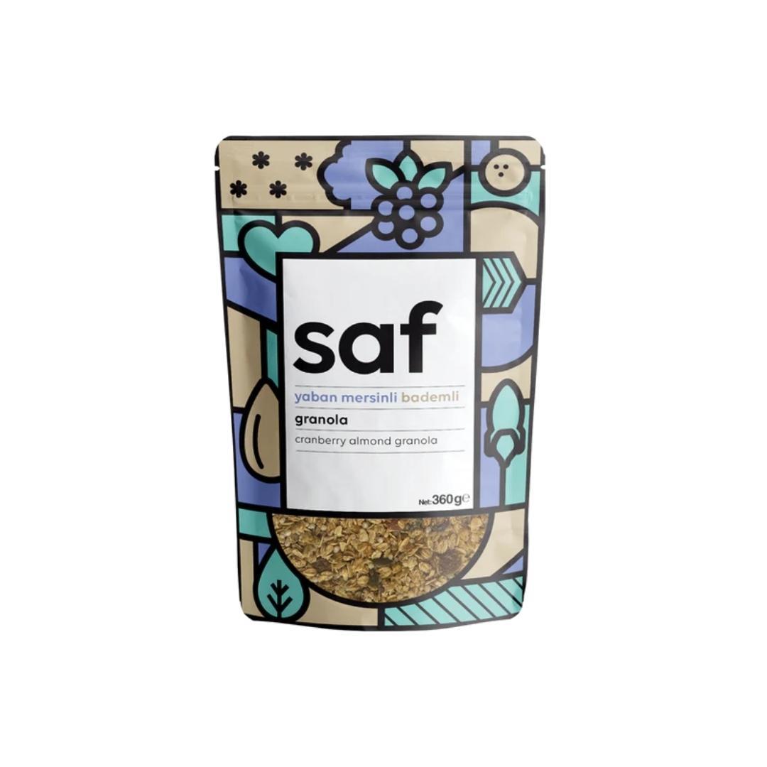 Yaban Mersinli & Bademli Granola 360 gr - saf nutritoun