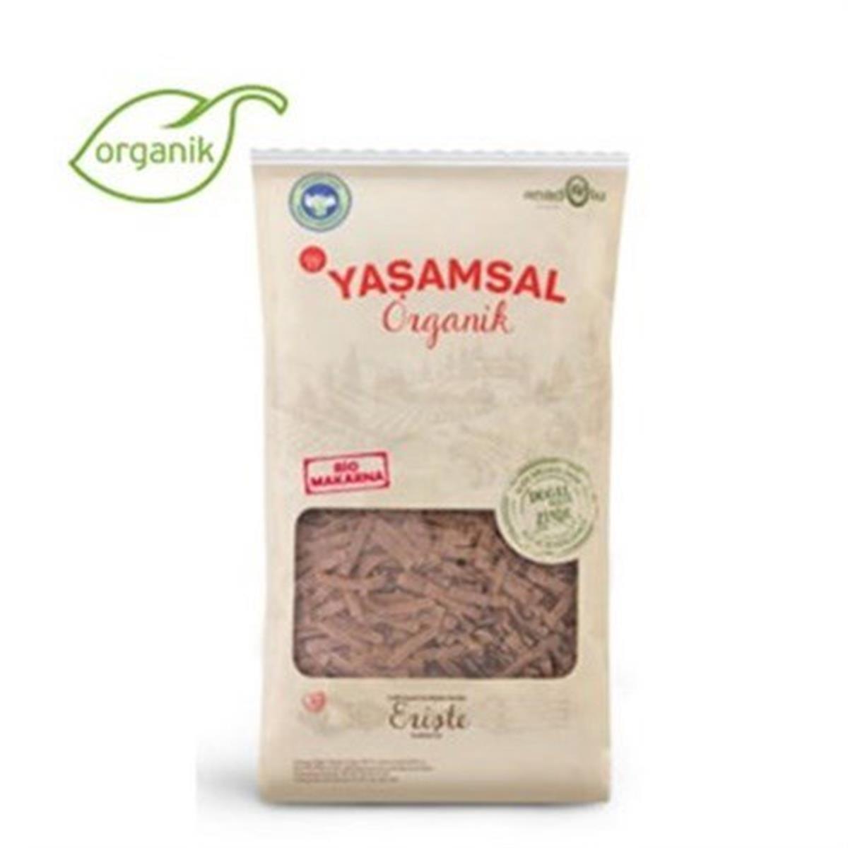 Yaşamsal Organik -Tam Buğday Erişte 500 gr