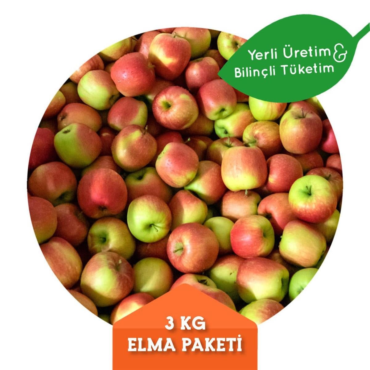 Yerli Organik Elma Kg