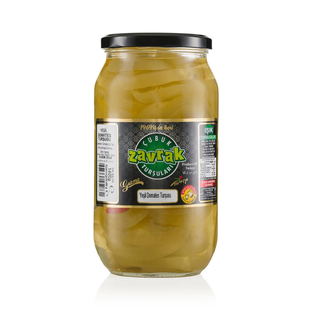 Zavrak Naturel Domates Turşusu (Yeşil)