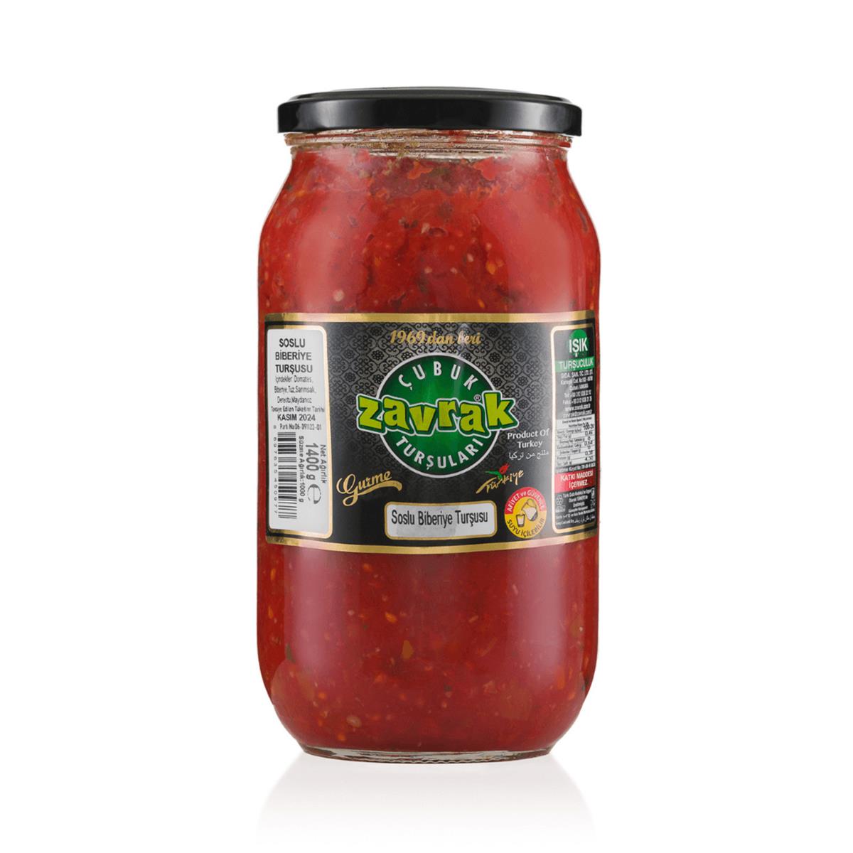 Zavrak Naturel Soslu Biberiye Turşusu