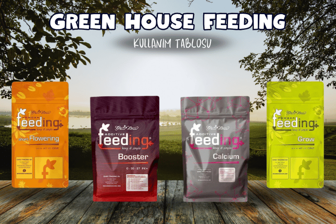 Green House Feeding besin kullanım tabloları