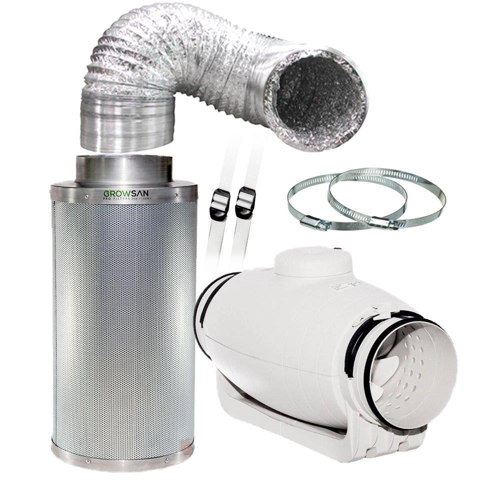 1150m3 Growsan Karbon Filtre Sessiz Fan Set