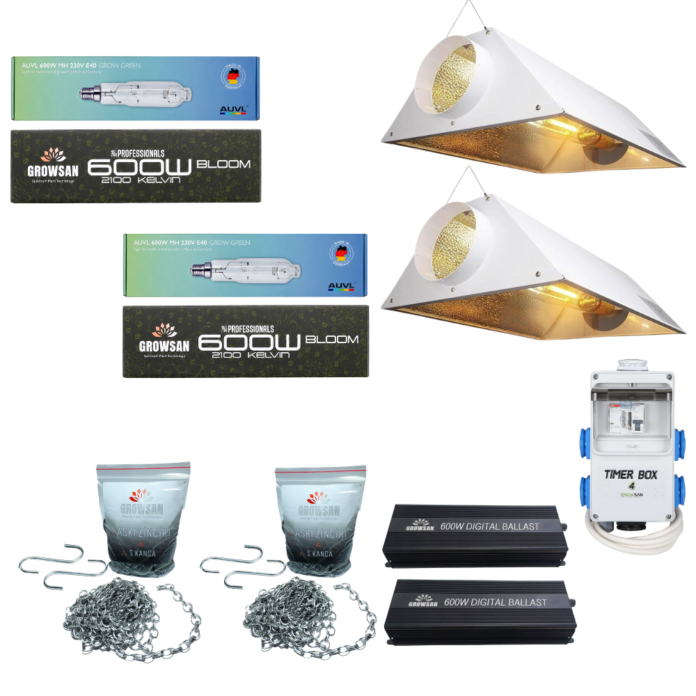 2'li AUVL 600w Grow-Bloom Set
