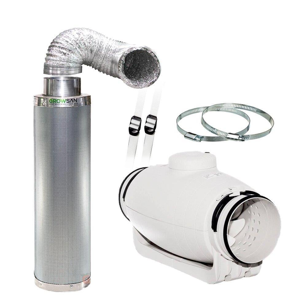 467m3 Growsan Karbon Filtre Sessiz Fan Set