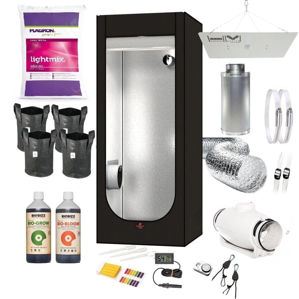 80x80x180 Hydro Shoot Kabin LED Set (Organik)