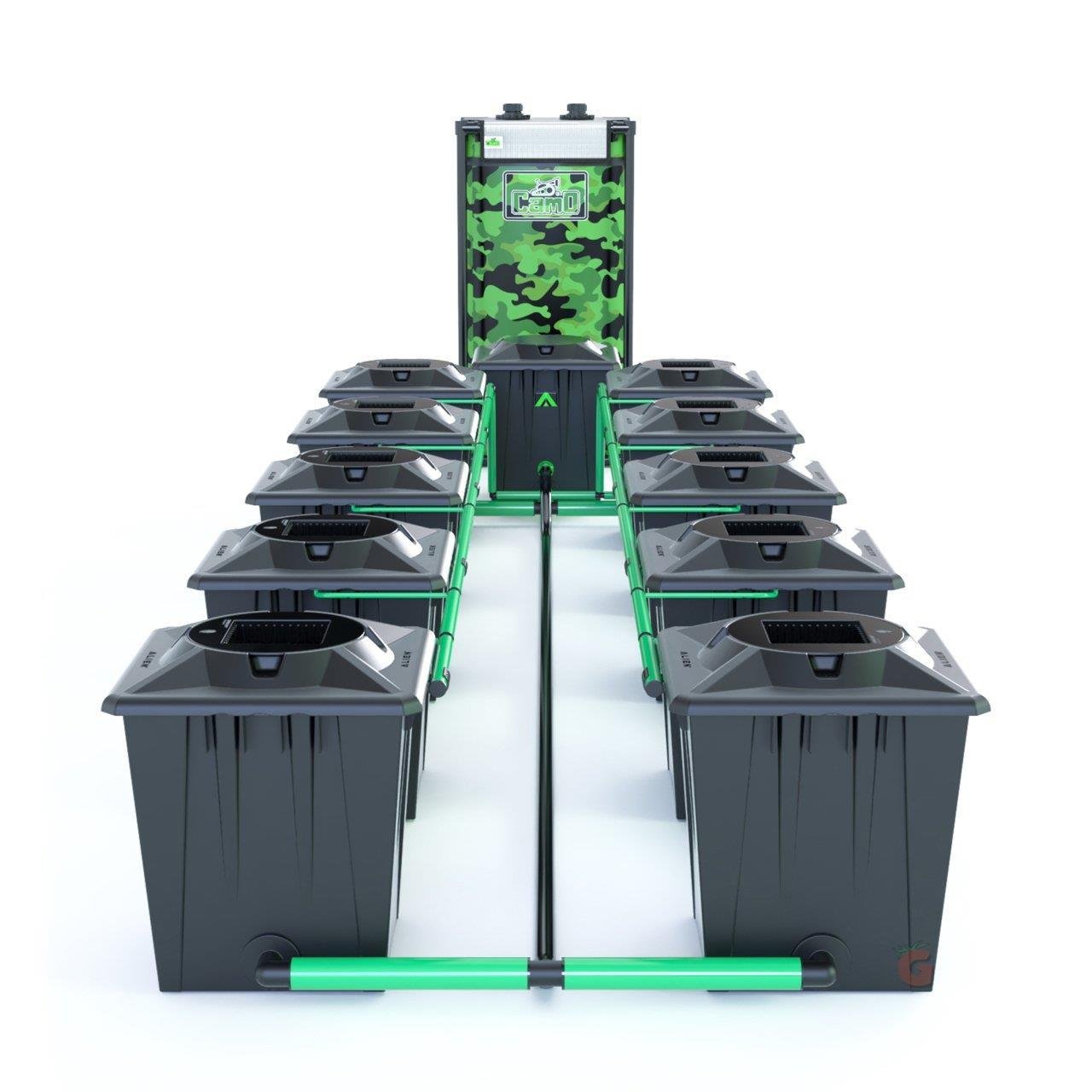 Alien Hydroponics RDWC Black 10 Saksı 20 litre