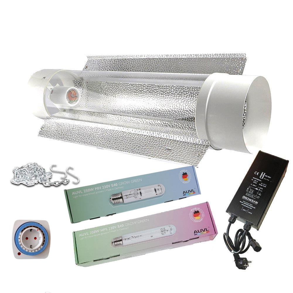 AUVL 250w Grow/Bloom CoolTube Set